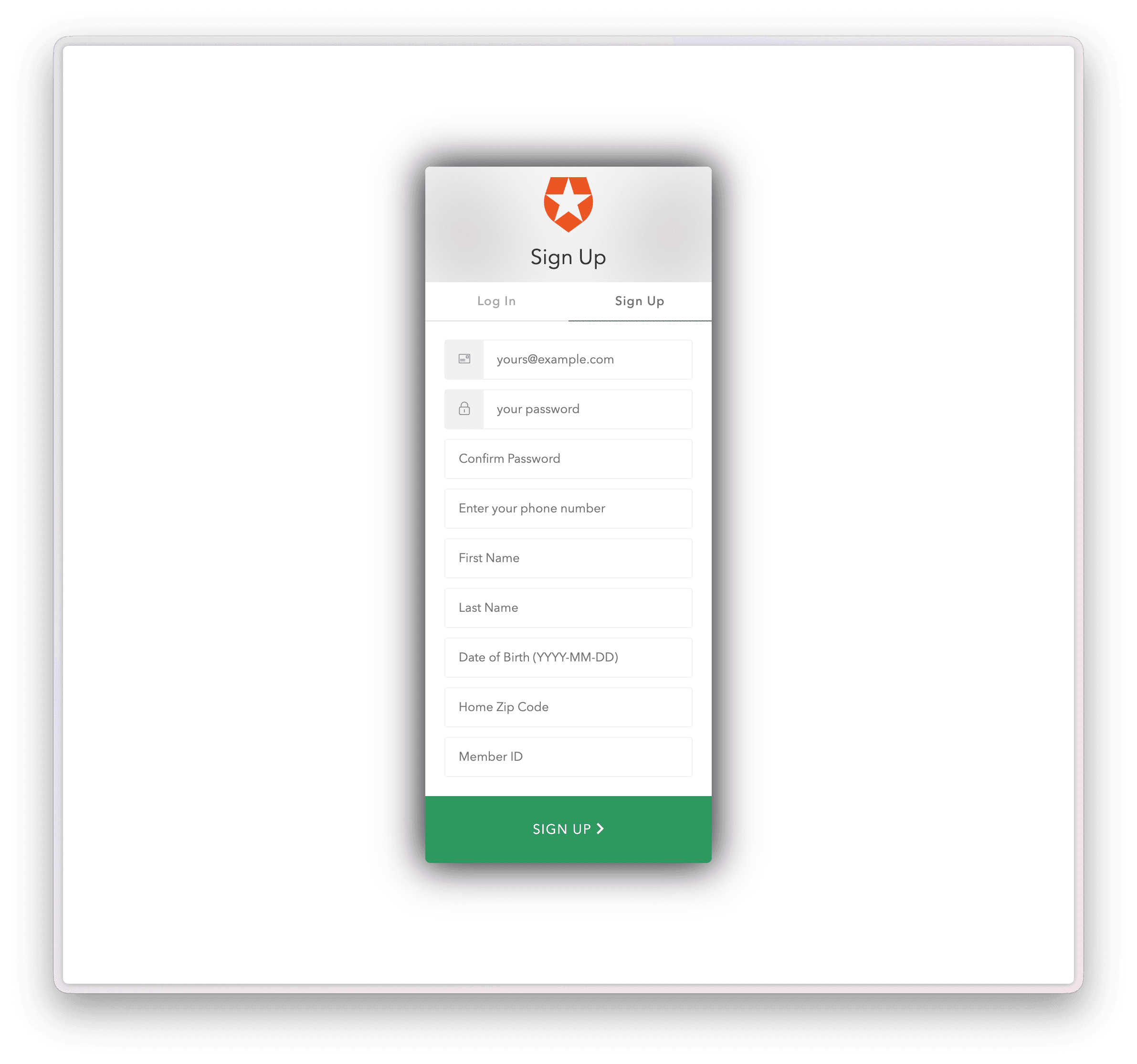 Abacus Insights sign up form