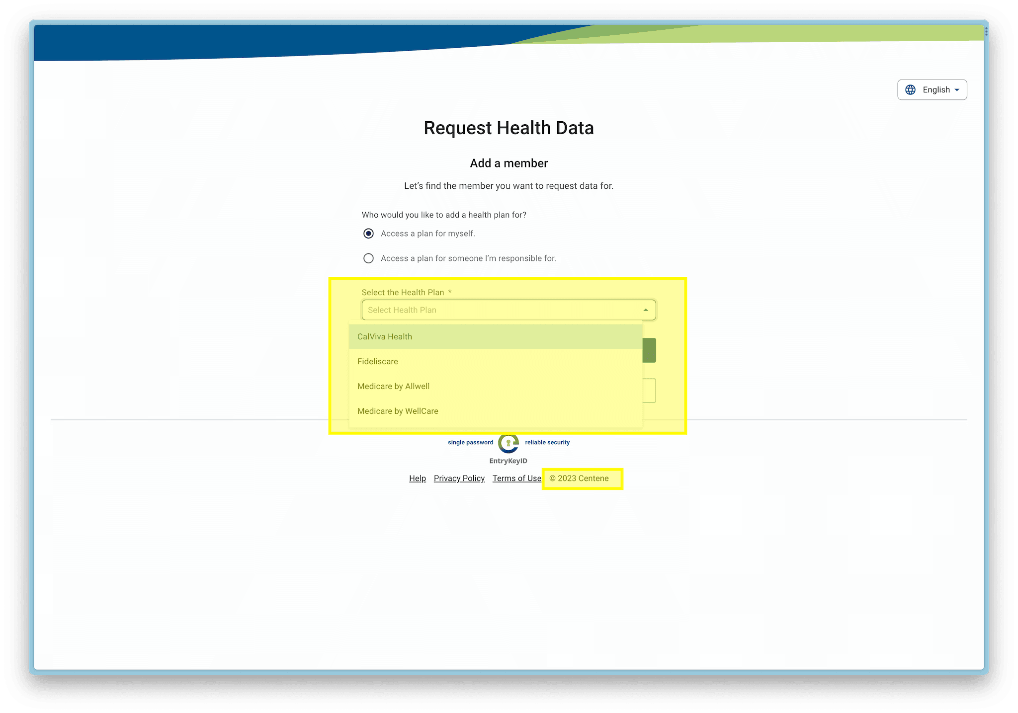 Centene Account Creation