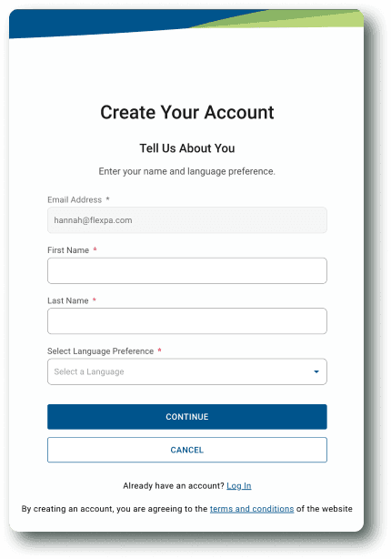 Flexpa Link Centene registration modal 2