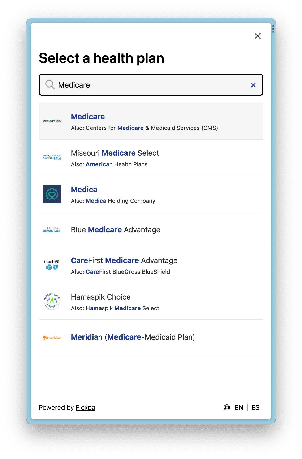 Flexpa Link Search Medicare
