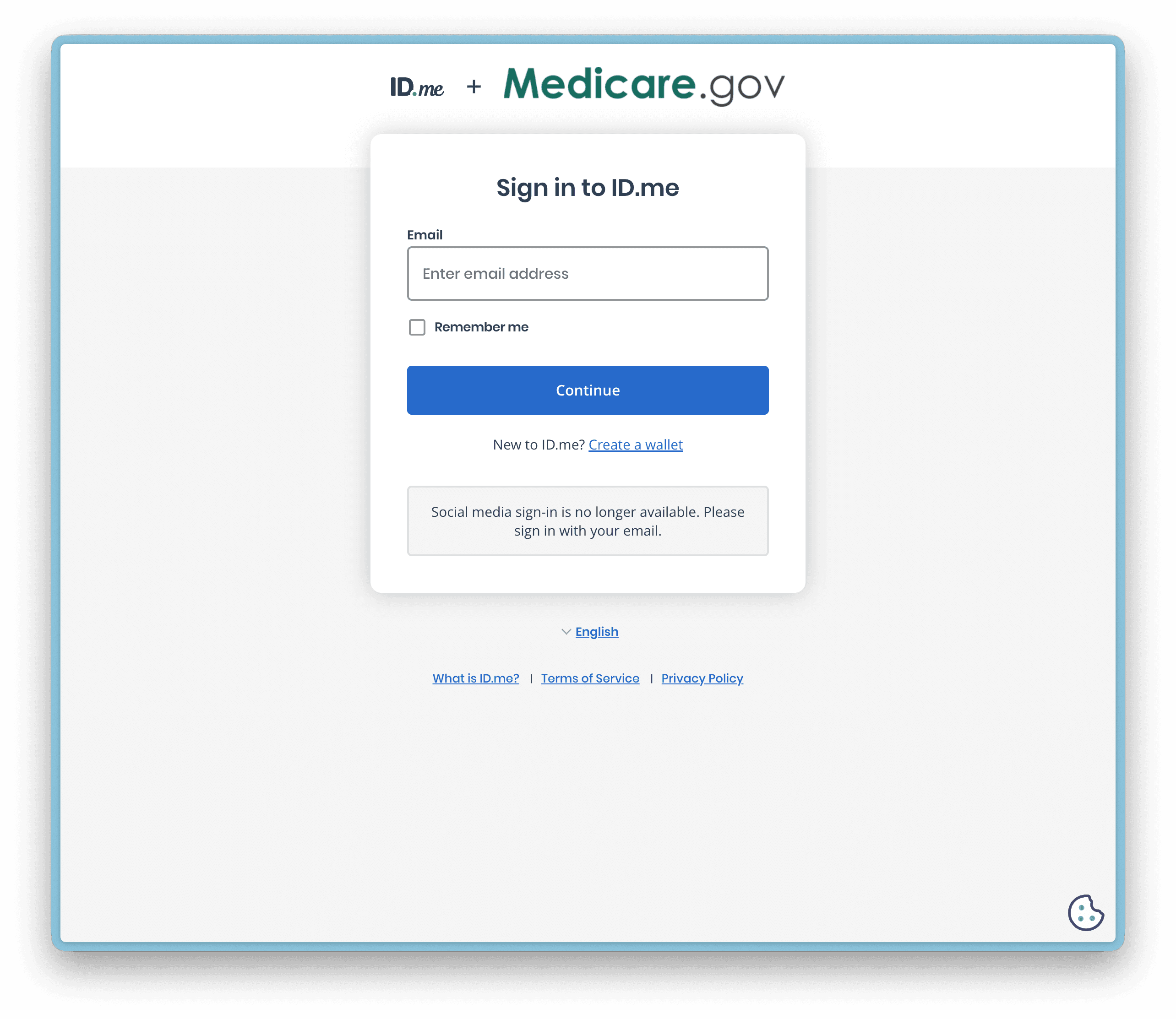 Medicare ID.me sign in