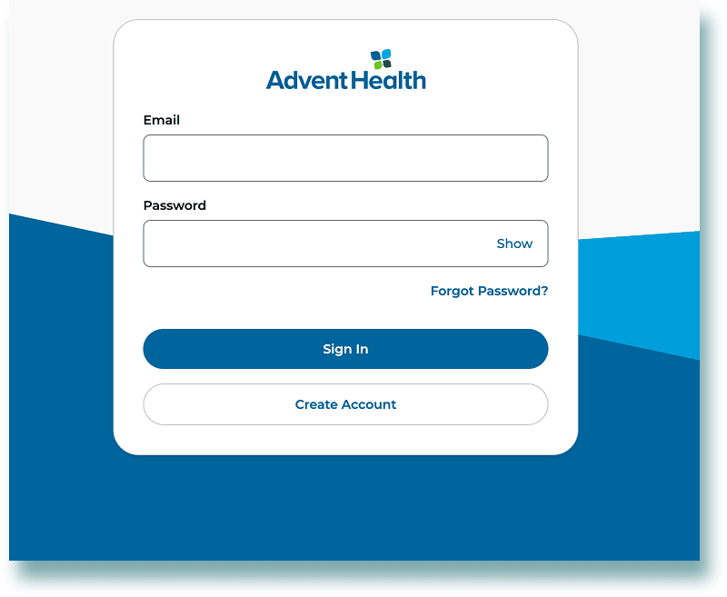AdventHealth (Oracle Health) login page