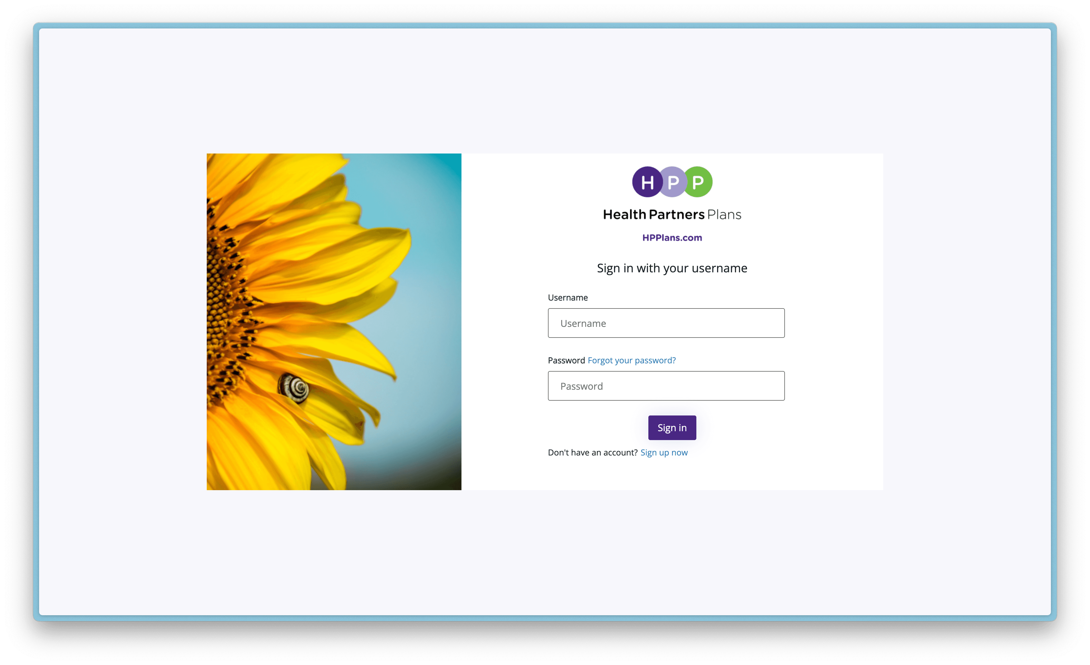 HPP Account Login