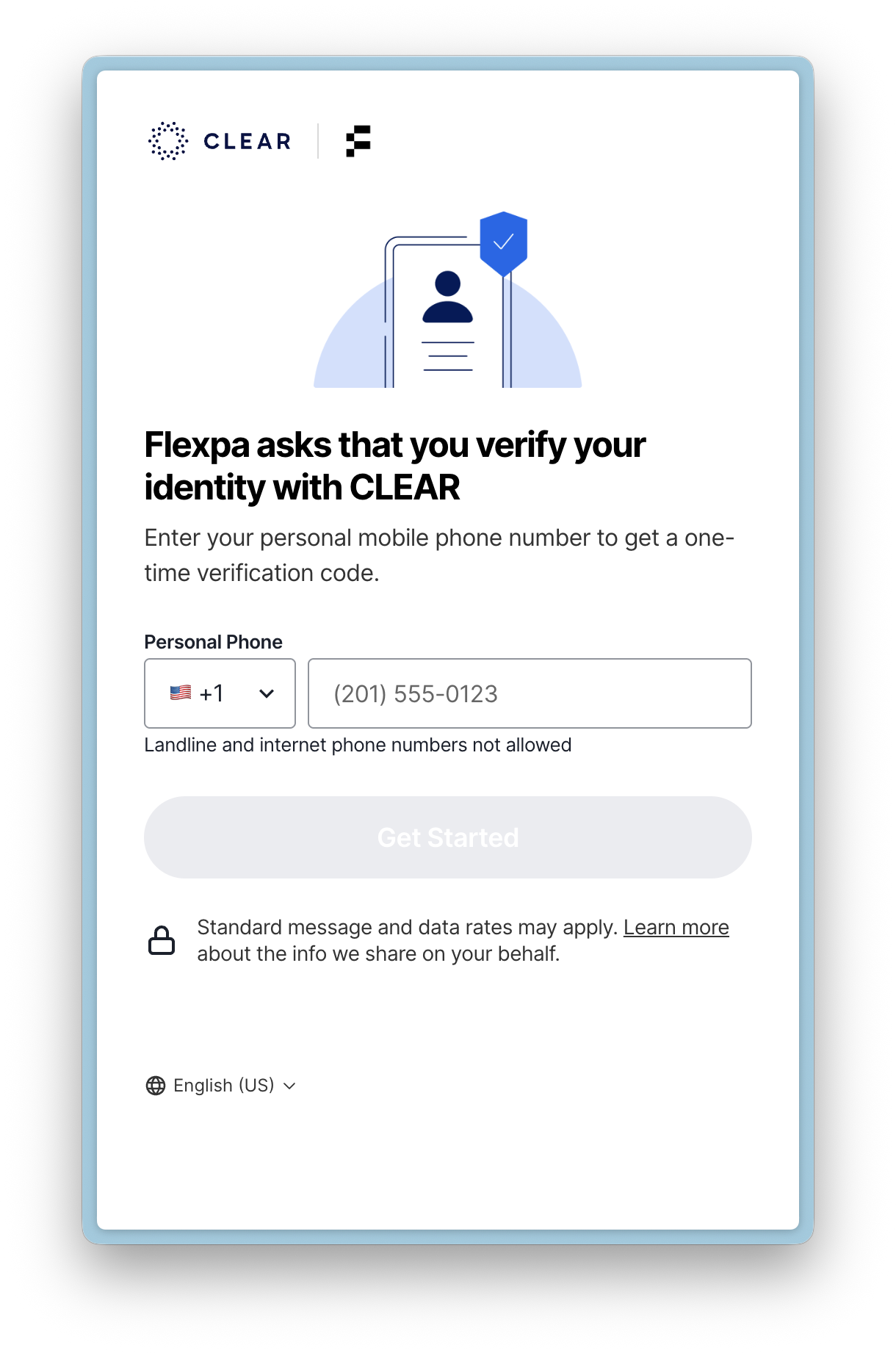 Identity Verification Step